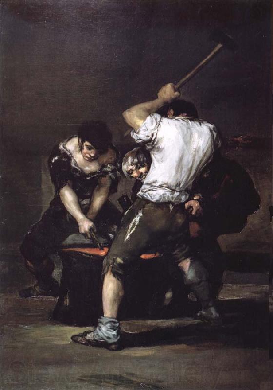 Francisco Goya The Forge France oil painting art